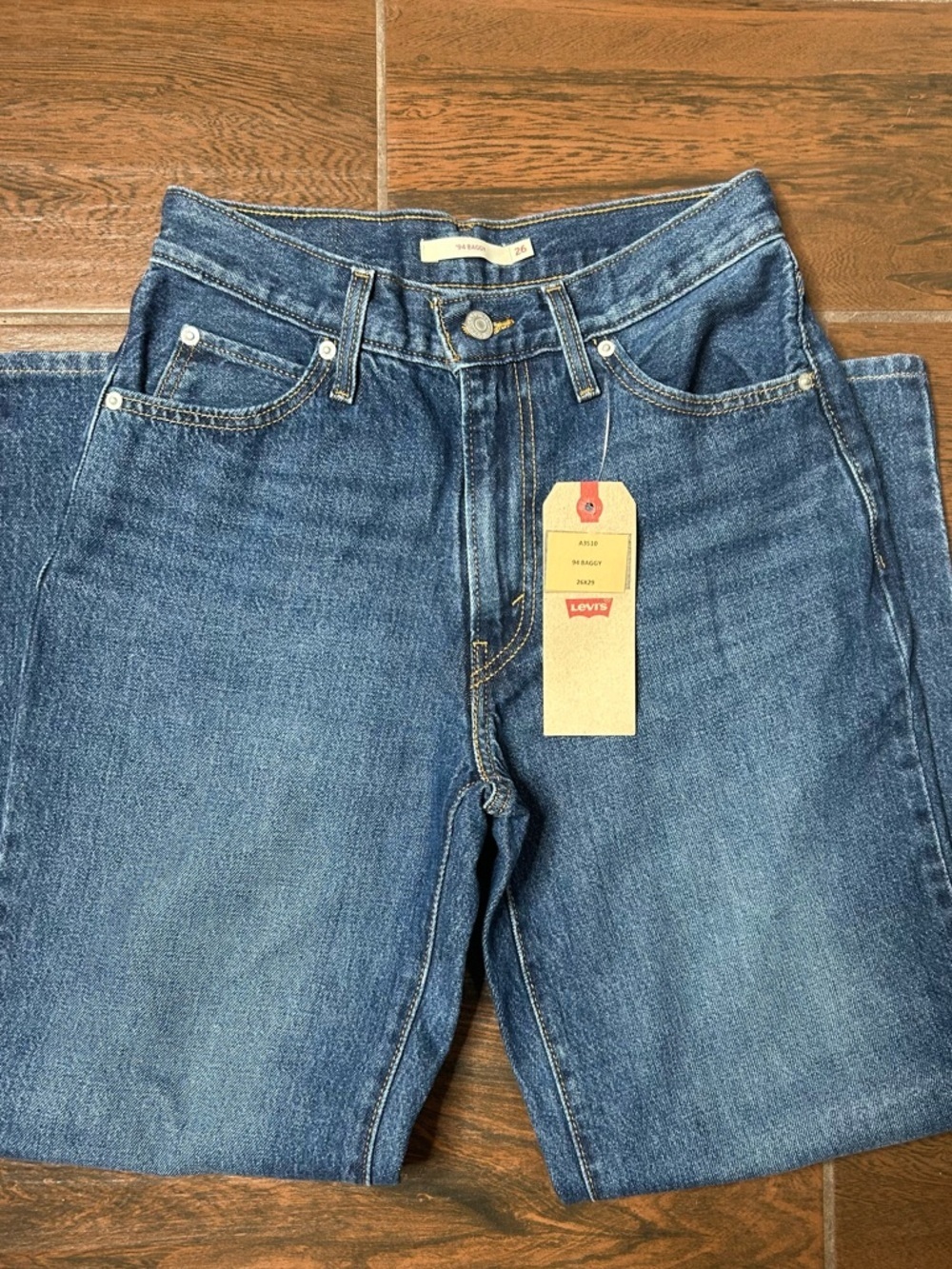 Levi’s Wide Leg 94 Blue Baggy Denim Jeans